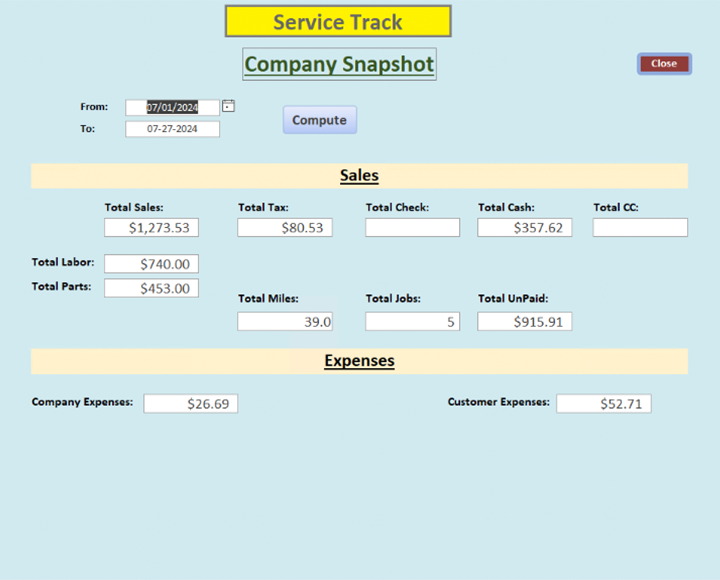 ServiceTrack | Service Tracking Software for the Sole Proprietor | Local Service Rep | Rock Local Media group | Pender Advertiser - Buy | Sell | Market | Advertise | Web Design | SEO